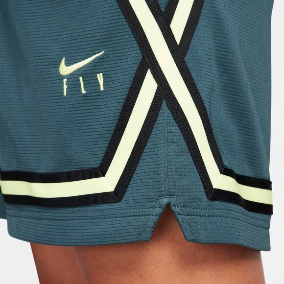 NWT Nike Fly Crossover Women’s Basketball Shorts Deep Jungle Small - Picture 4 of 6